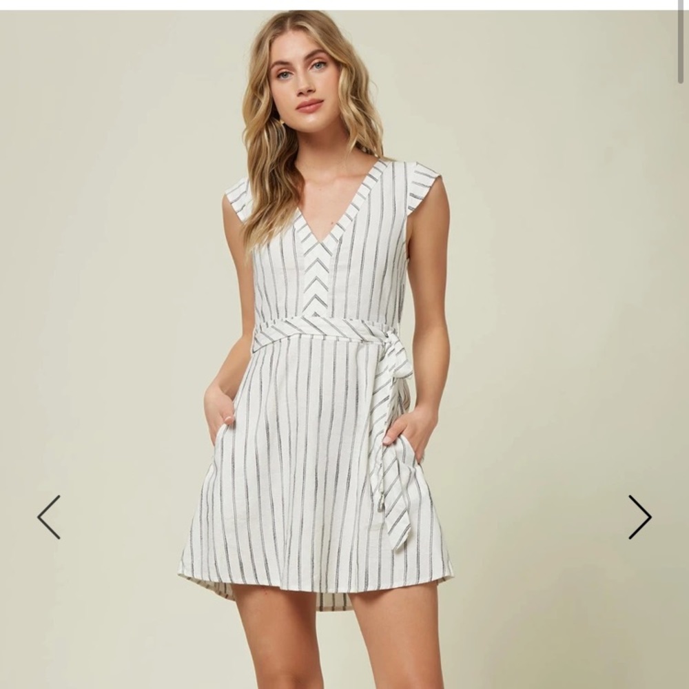 O’Neill Jamyson Mini Dress in Winter White -medium